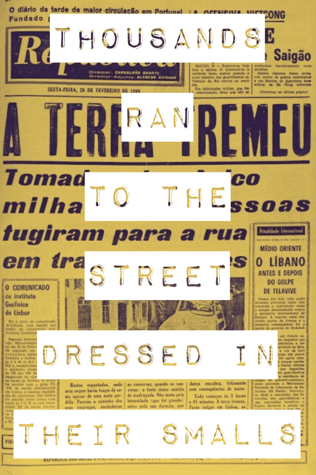The Last Earthquake in Portugal Is Lisbon earthquake prone?